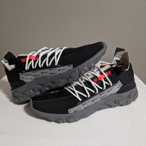 Nike react ispa Black off white acg sz 8.5 - Picture 1 of 8
